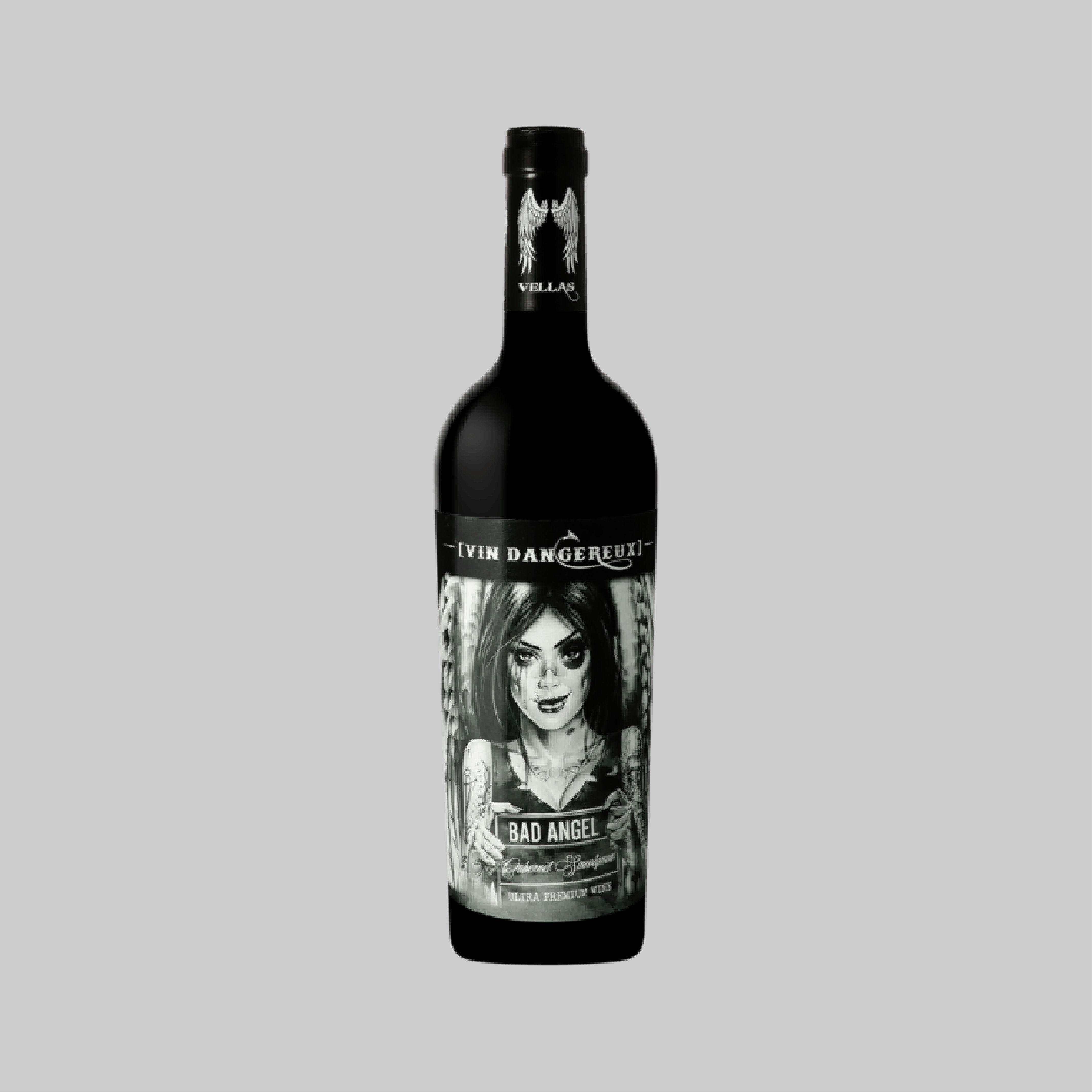 Vignobles Vellas Bad Angel Cabernet Sauvignon IGP Pays d’Oc 2022 750ml 14.5% | Time2Drink